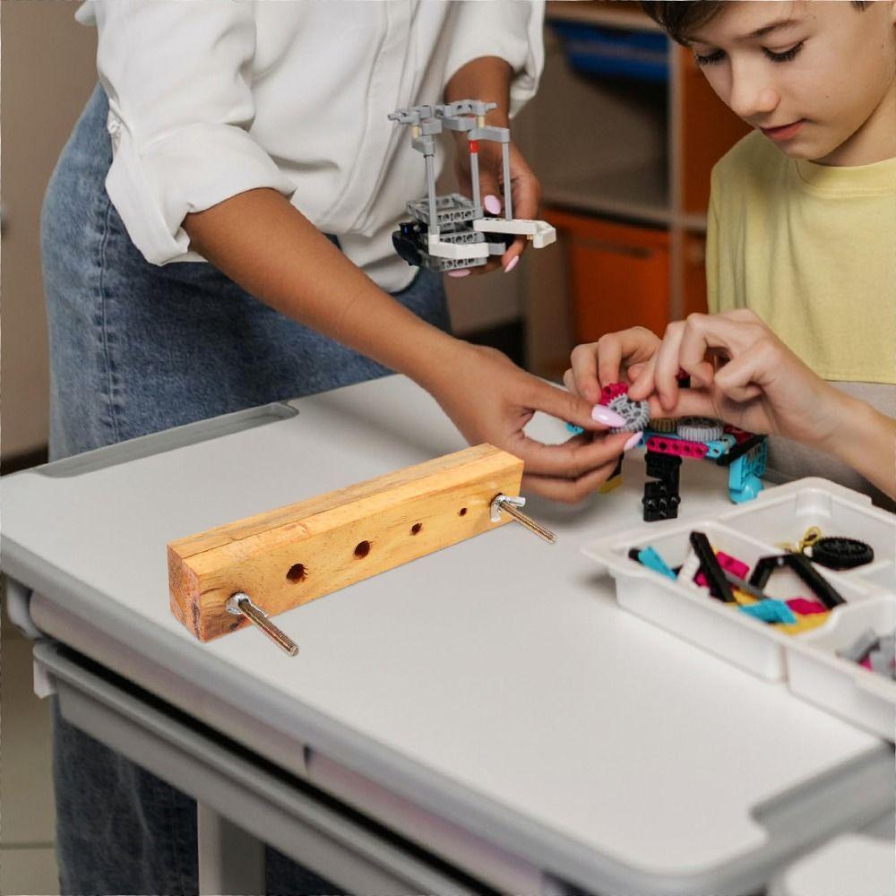 Easy To Install Wooden Bookbinding Press 4 Holes Binding Paper Punch Machine  Ticket