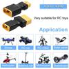 Xiatiaosann XT60 To XT90 Male Female Adapter Connector for RC LiPo Battery Charger Drone Car, XT60 XT90 Plug Jack Converter RC Power Adapter, 4pcs