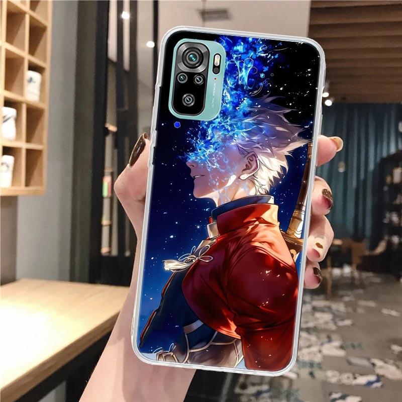 Fate Zero Stay Night Archer Soft Phone Case For Xiaomi Redmi Note 14 14S 13 12S 12 11S 11 11E Pro Plus 11T 10S 10 9S 5G Pattern