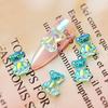 Women Sparkling Bear Pattern Resin Nail Art Sequin Sticker for DIY