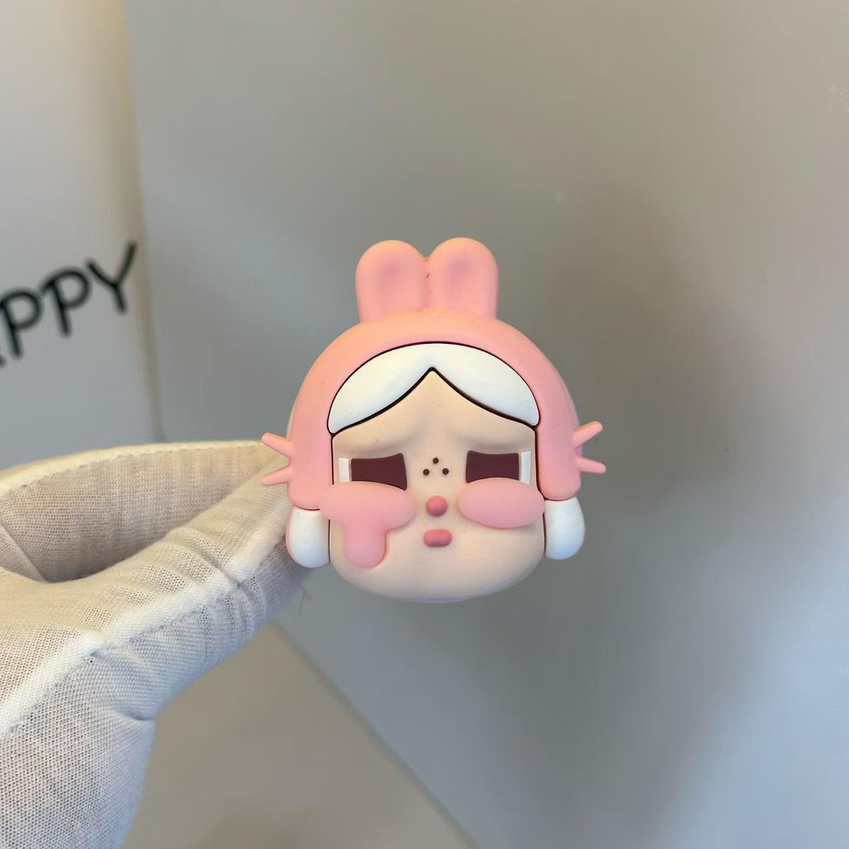 Cartoon Crying Usagi Doll Magnetic Retractable Stand with PPS Cap Replacement