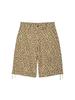 NYXX Pattern Cargo Half Pants Leopard