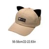Cute Cat Ears Baseball Cap For Women Men Funny Sunglasses Aviator Snapback Sun Hat Unisex Solid Color Hip Hop Peaked Hats
