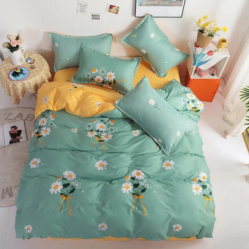 Blue Dinosaurs Soft Duvet Cover Quen Children Kids Carton Warm Comforter Covers Sets for Young Boys Soft Lovely Animals Patern Beding Set Home Decor
