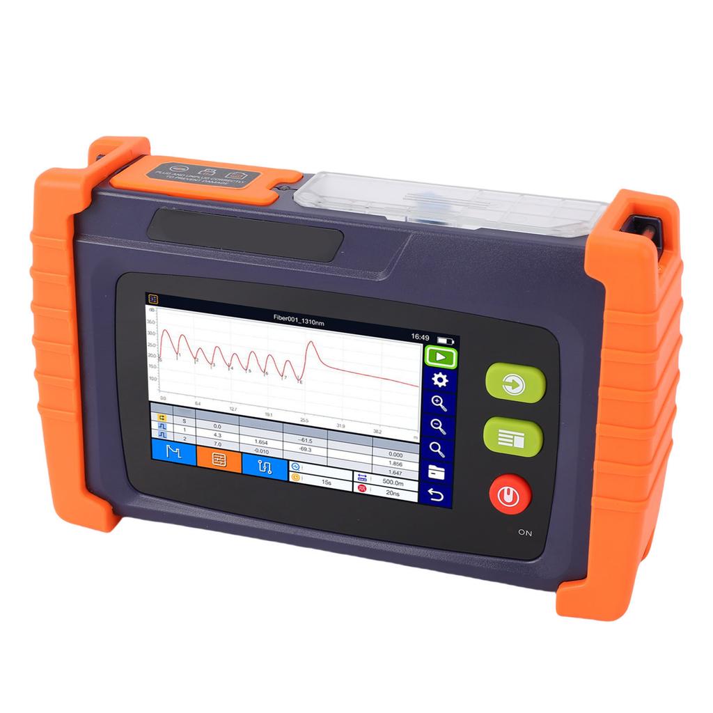 OTDR Optical Fiber Tester 4.3 Inch Touch Screen Dynamic Optical Time Domain Reflectometer 1m Blind Zone Fiber Optic