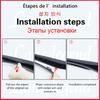 13" Tailgate Rear Windshield Wiper Blade For Hyundai Tucson JM 2004 2005 2006 2007 2008 2009 Windscreen Clean Window Rain Brush