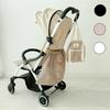 Large-capacity Baby Pram Hanging Bag Cartoon Animals Mesh Mommy Bag  Stroller Accessories