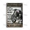 Crosscountry Motorcycle Tin Sign Vintage Metal Wall Decor Garage Home Bar Metal Plaque