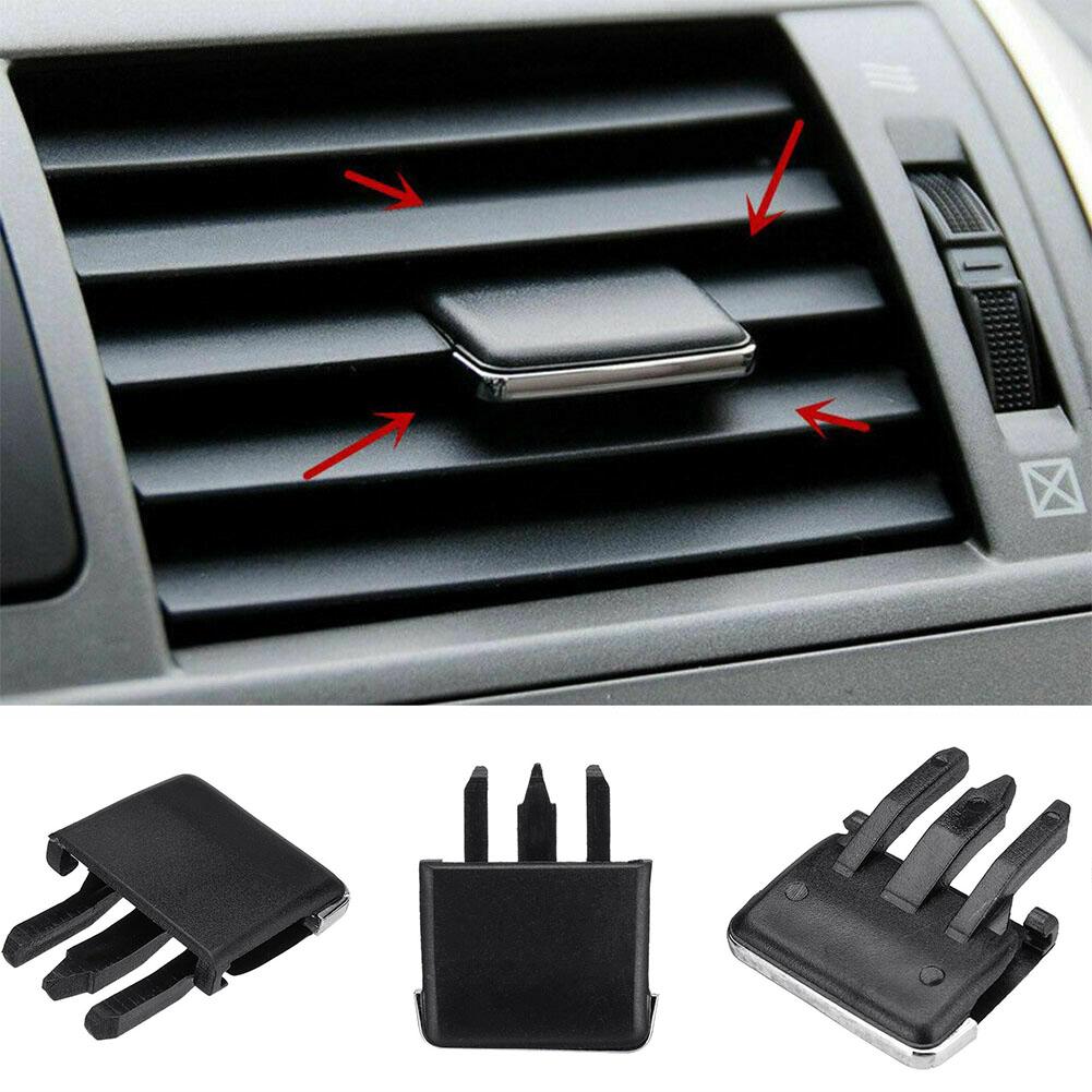 4Pcs Front Air Conditioning Vent Outlet Tab Clip For Toyota For Corolla Vent Louvre Blade Adjust Slice Clamp