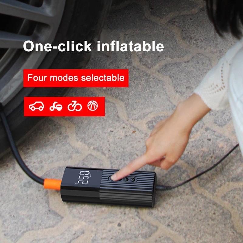 Car Tire Air Pump  Mini Portable Air Compressor Wire High Pressure Inflatable Pump  Tyre Inflator  For Car Bicycle Balls