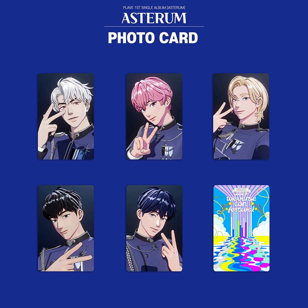 PLAVE Group Asterum Mini Cards - WEVERSE Exclusive Random Cards and Album Cards by Mediheal