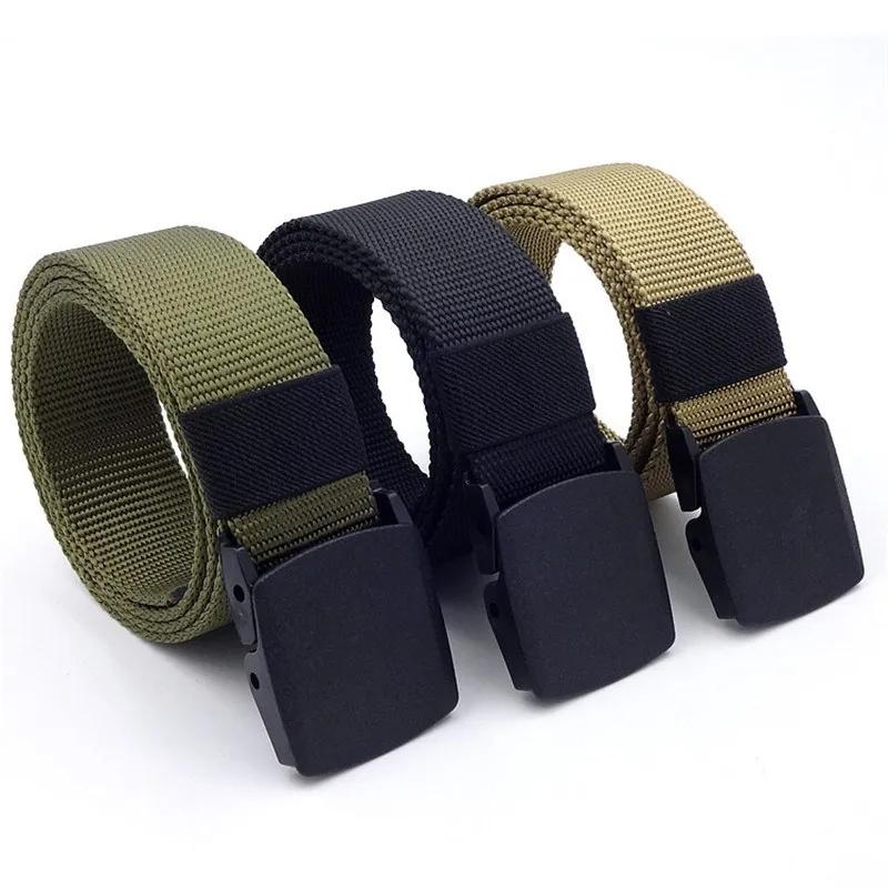Military Gear Army Combat Belts Quick Release Tactical Belt Fashion Men Military Canvas Waistband Outdoor Hunting Hiking Tools