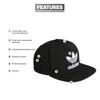 Adidas Men's Originals Snapback Flatbrim Cap S48638, Flat Visor, Black, Parallel Import