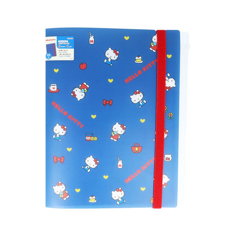 Stationery Sanrio Character Clear File with New Life Collection Hello S2173913 Sun-Star Band, Kitty,