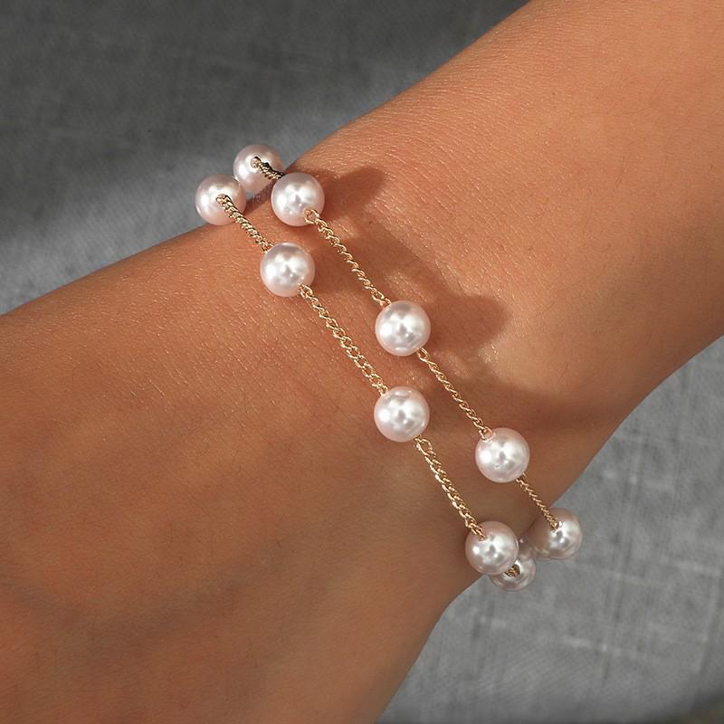 

Korean Minimalist Mori Girl Pearl Bracelet – Trendy Sweet Design