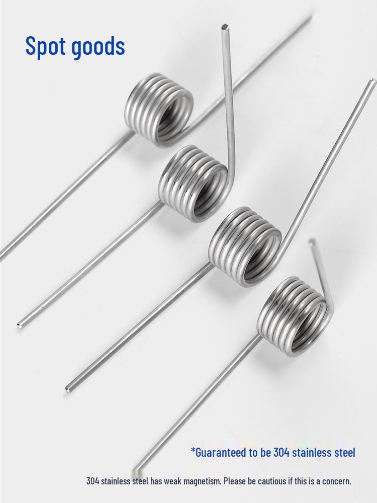 Stainless Steel V-Shaped Torsion Spring for Trash Can - Left/Right 60°-180° Rotation