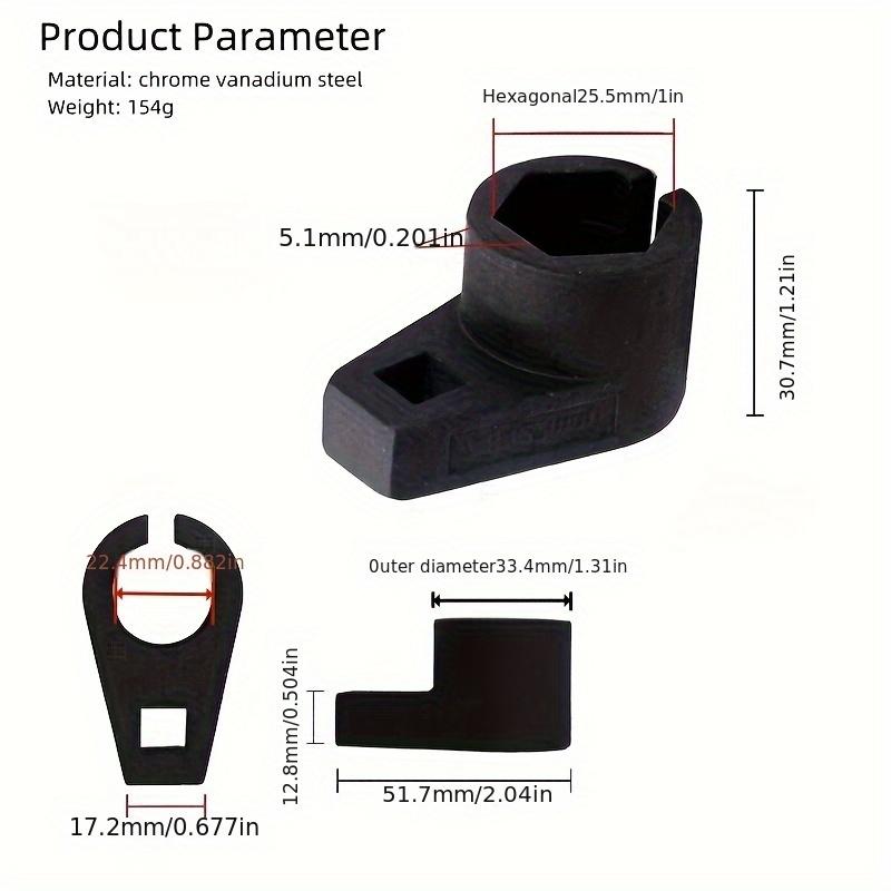 For Car Oxygen Sensor Sleeve Removal Wrench Tool With Oxygen Sensor Sleeve 22mm Special Tool