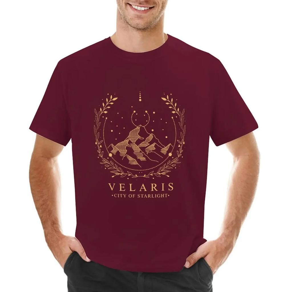 Vintage Velaris T-shirt vintage anime boys animal print designer t shirt