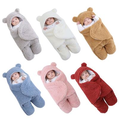 Cross,Border New Winter Kids' Legged Fleece Sleeping Bag , ,Kick Warm Baby Stroller Swaddle