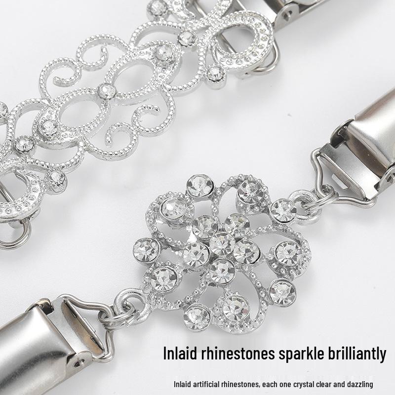 Vintage European & American Shawl Clip: Women's Diamond Sweater, Scarf, Brooch & Collar Alloy Accessories