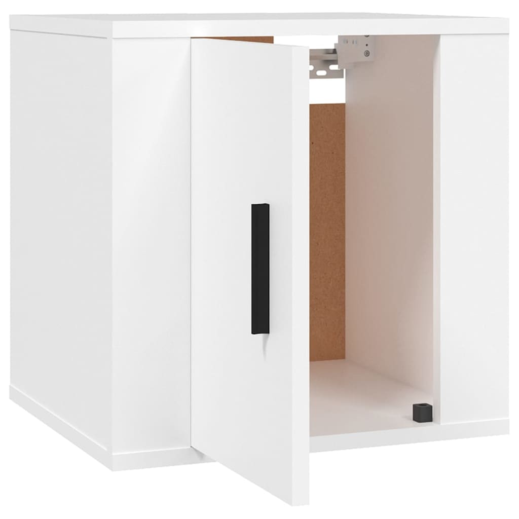 TV Wall Cabinet White 40 X 34.5 X 40 Cm