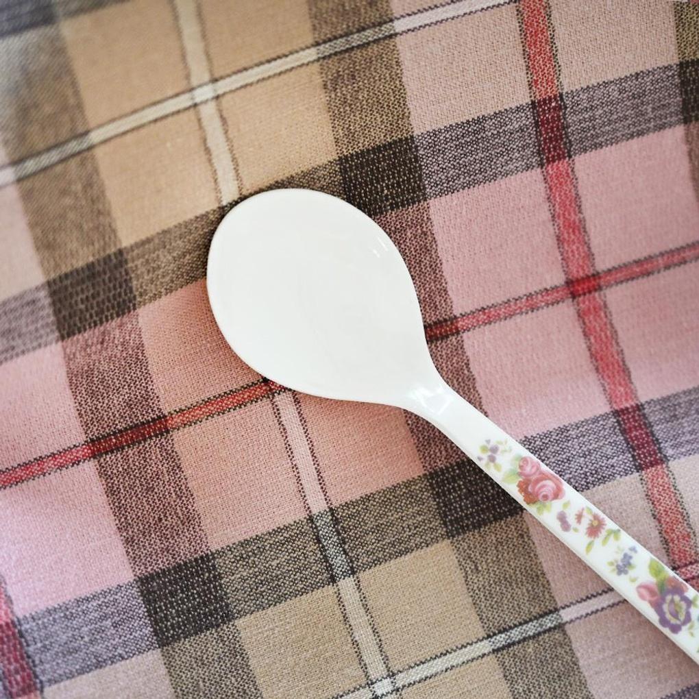 Vintage Flower Melamine Teaspoon