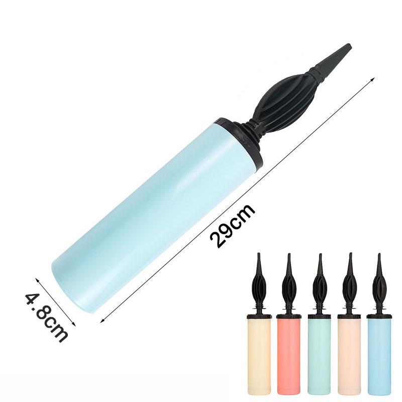 1-5pcs Random Color Balloon Pump Air Inflator Hand Push Portable Balloon Accessorie for Wedding Birthday Ballon Party Decoration 5