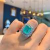 Jewelry Color Treasure Popular Retro Ring Temperament Jewelry Ring Main Stone 10 * 12