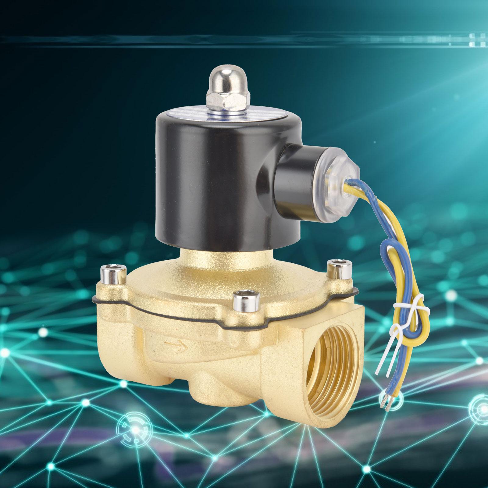 Normaal Gesloten Solenoïdeklep Messing Direct Werkend Membraan Regelapparaat 25mm