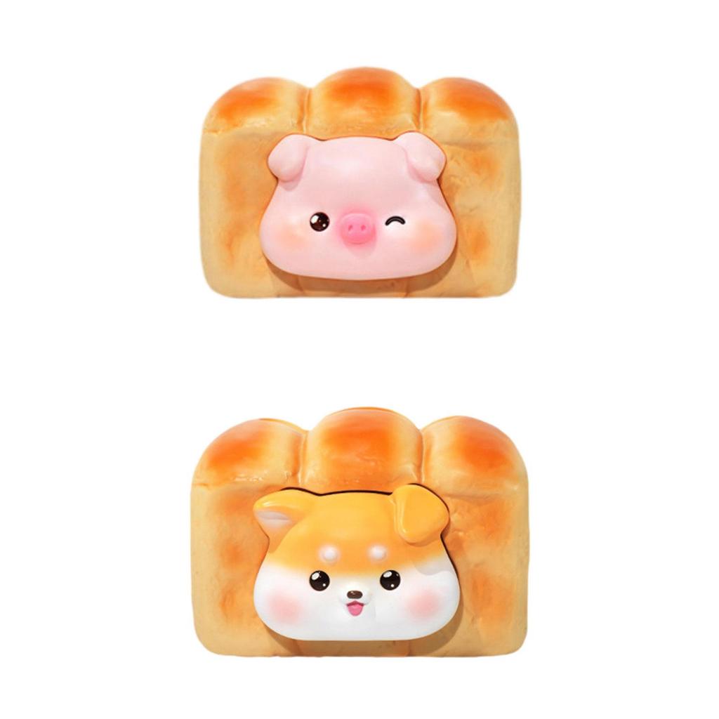 Cute Creative Tissue Box Holder PVC Napkin Dispenser Tabletop Organizer for Bedroom Bathroom Living Room