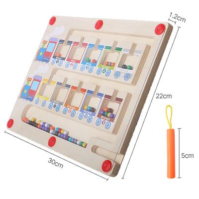 New Montessori Toys Magnetic Maze Wooden Educational Toys For 3 4 5 6 7 Year Olds