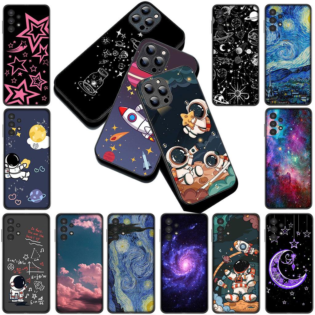 Phone Cover for Motorola Moto Edge 70 60 Fusion NEO Pro G Stylus G56 G96 G04 G05 20 Case Moon Astronaut Universe Galaxy Stars