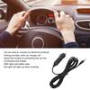 2PCS DC 5.5mm x 2.1mm Car Lighter Power Plug Indicator Light 3 Meters Length Power Supply Adapter Cable Universal Power Cord