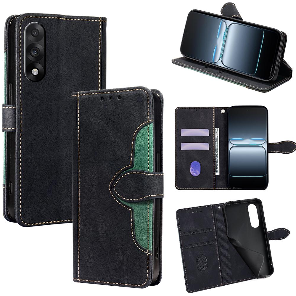 For OnePlus Nord 5 5G/Ace 5 Ultra 5G Case Leather Wallet Phone Cover with Straw Hat Magnetic Clasp