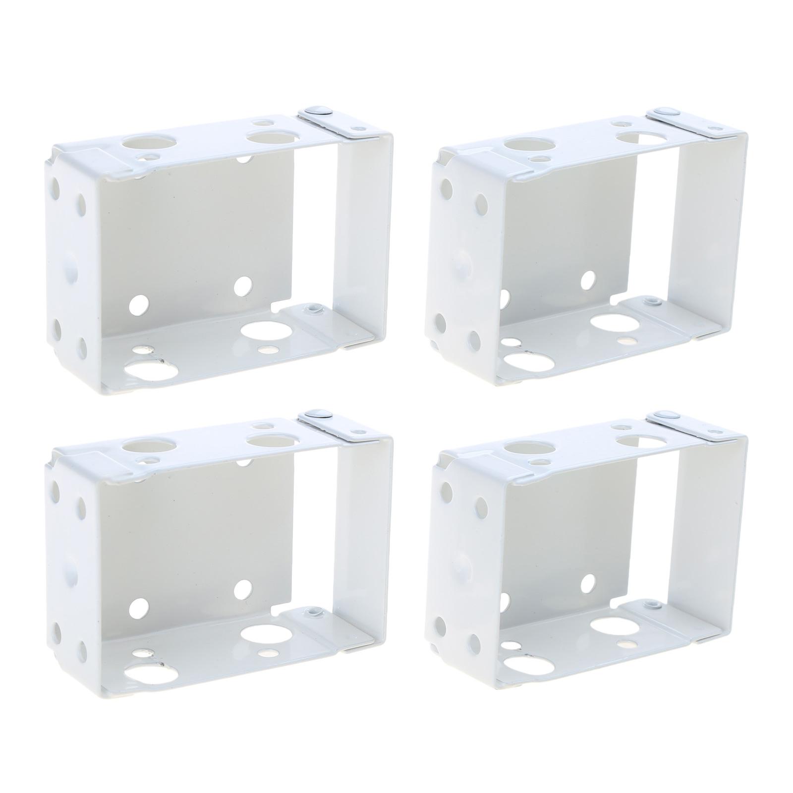 

2/4 шт. Кронштейны для жалюзи, монтажные кронштейны для профильных коробок, кронштейны для оконных поручней, аксессуары для жалюзи для ванной комнаты и кухни