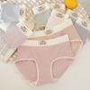 Women's Underwear Women's Antibacterial Panties Breathable Mid-waist Briefs