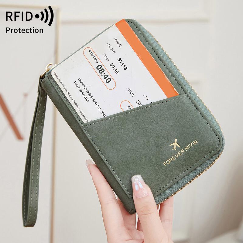 MDNGMDNG RFID Blocking Travel Passport Wallet