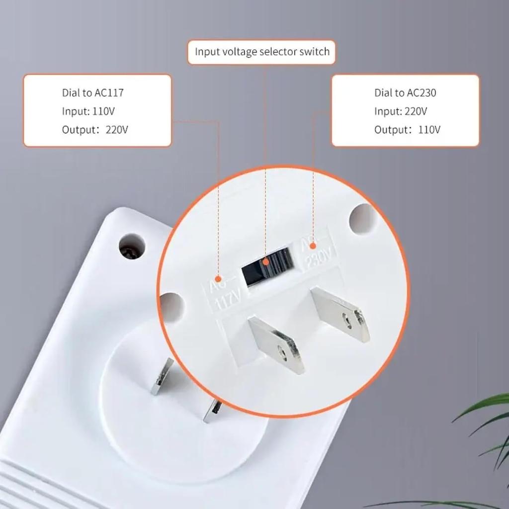 Voltage Converter 70W 110V/120V to 220V/240V Step-Up&Down Voltage Converter Transformer for Travel