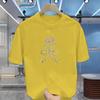 Men's New Summer Cartoon Skull Print Short Sleeve, Cotton Basic Crew Neck T-shirt, Fashion Casual Short Sleeve Top