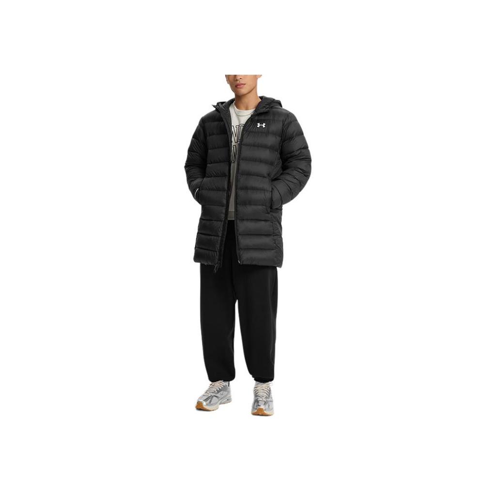 Under Armour Legend Training Long Warm Water-Resistant Down Jacket Men Jacket Black 1385839-001