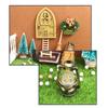 1:12 Dollhouse Mini Furniture Christmas Simulation Wood Christmas Style Furniture Model Christmas Style Toy for Girls
