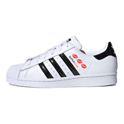 Originals Superstar Synthetisches Leder Langlebige Low-Top Skate Schuhe Damen Sneaker Weiß FY0258