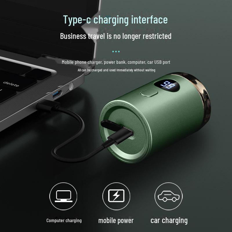 Rechargeable Mini Electric Shaver with LED Display for Travel