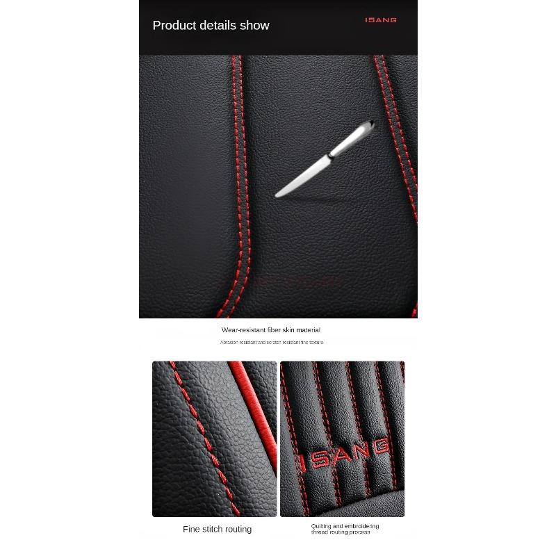 Two Pieces of Pu Leather Car Seat Covers for Jeep Grand Cherokee, Toyota Avensis T25 and Toyota Yaris