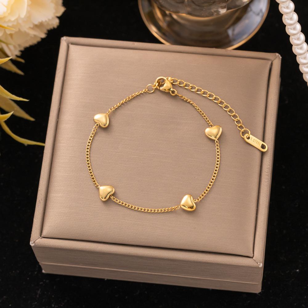 Fashion Titanium Steel Bracelet Never Fade Elegant Durable Jewelry for Women Men Unisex