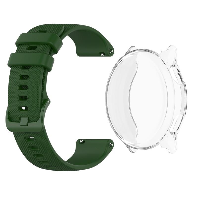 Oficiální silikonový řemínek s TPU ochranným krytem pro Garmin Active 6 Active5 Vivoactive 6 5