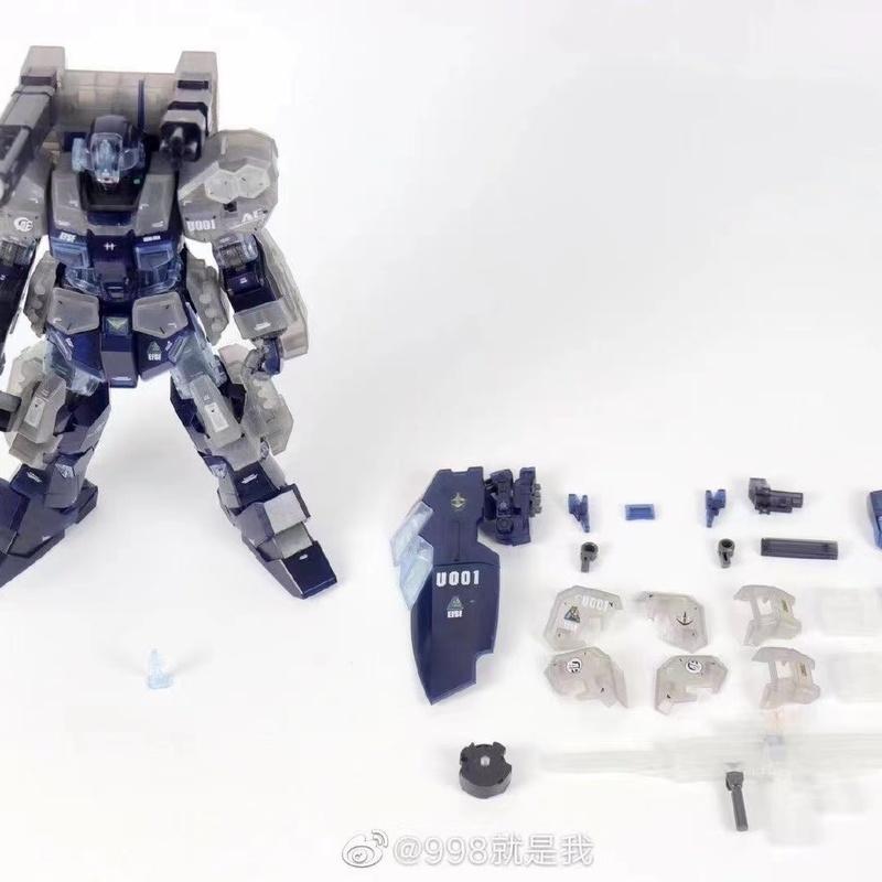 Daban 6641 MG 1/100 Jesta Cannon Assembly Model Kit Action Figures Clear Color Limited Edition Transparent Plastic Toy Boy Gift