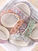 5rolls/box Floral washi tape Stationery Scrapbooking Masking Tape Decoration Stickers Adhesive Washi Tape Set DIY Aesthetics