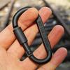 10-1PCS Aluminum Alloy Carabiner For Key Camping Survival EDC Outdoor Keychain Clip D-ring Snap Clip Lock Buckle Caribiner Hook