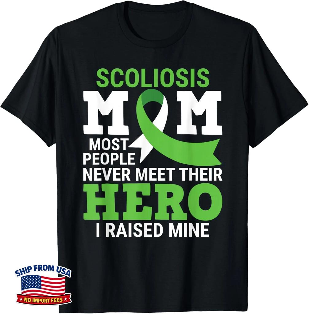 I Raised My Hero Scoliosis Warrior Scoliosis Awareness Month Unisex T-Shirt